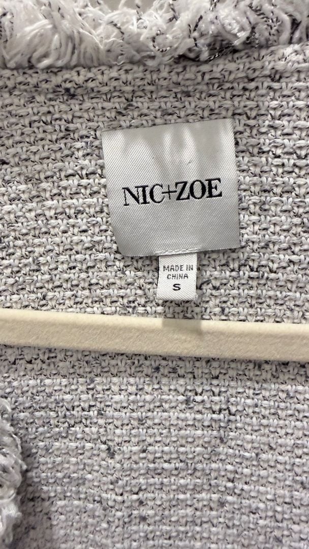 Nic & Joe Sweater Frayed Style Blazer 7