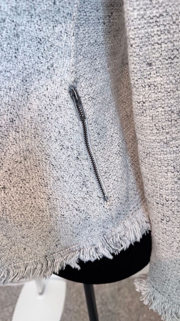 Nic & Joe Sweater Frayed Style Blazer 10