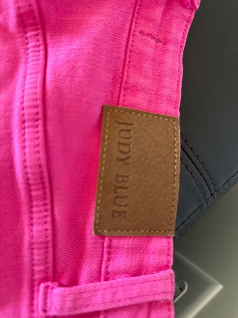 Judy Blue Hot Pink Stretch Jeans 15/32 9