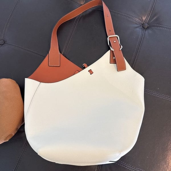 Cream Bucket Bag