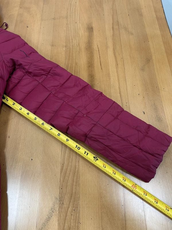 Lands' End Magenta Quilted Packable Puffer Jacket 4