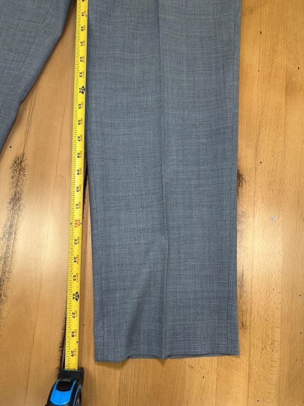 Louis Raphael Light Gray Flat Front Dress Trousers 4