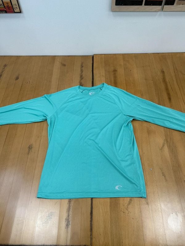 Teal Cove Mint Green Long Sleeve Rash Guard 3