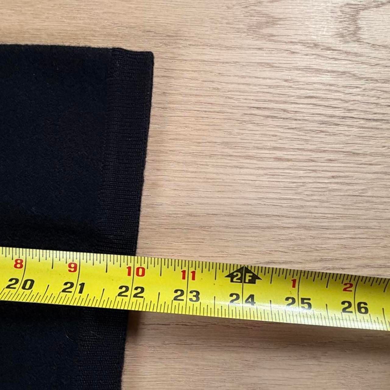 Talbots Full Zip Cardigan Size PM Black Wool 7