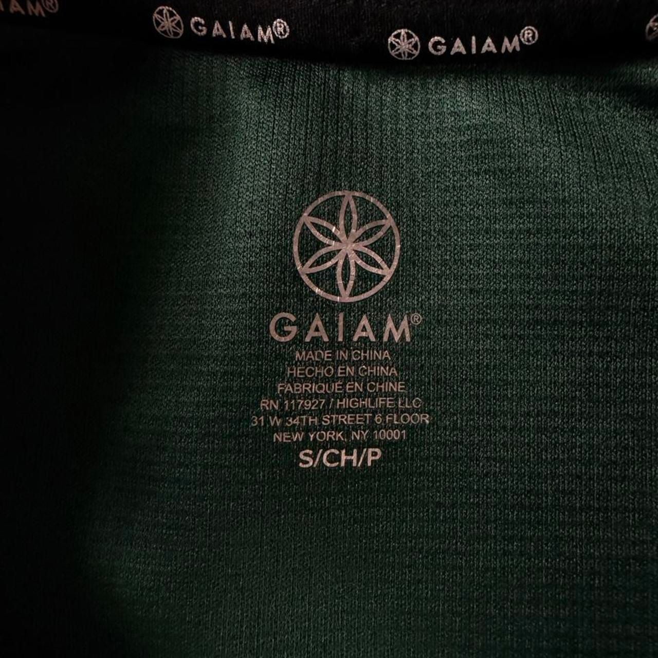 Gaiam Men's Commuter Long Sleeve Henley Size S Green Heather 3