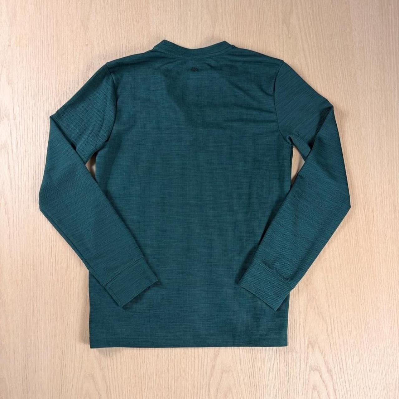 Gaiam Men's Commuter Long Sleeve Henley Size S Green Heather 4