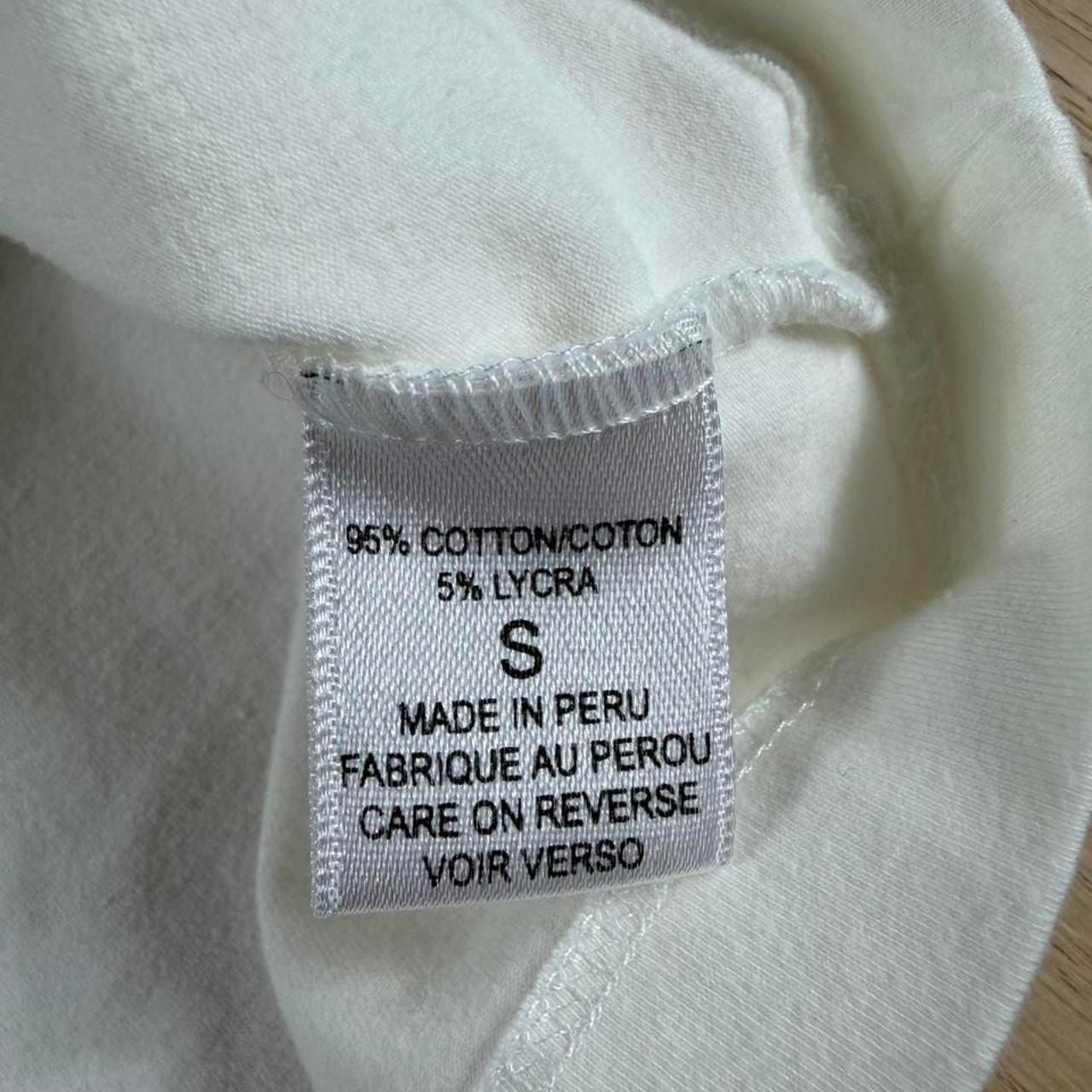 Elie Tahari White Short Sleeve Polo Shirt Size S Cotton Lycra Polo Tee 5