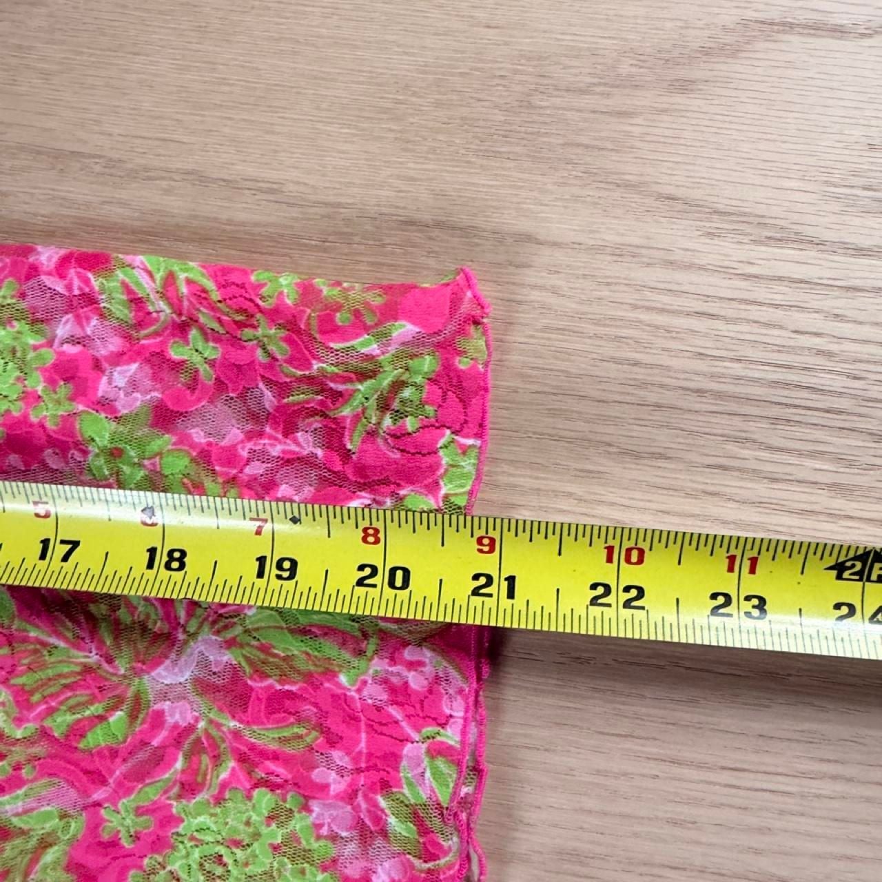 Hanky Panky Lilly Pulitzer Floral Lace Cami Size S Pink Green Tank Top 8
