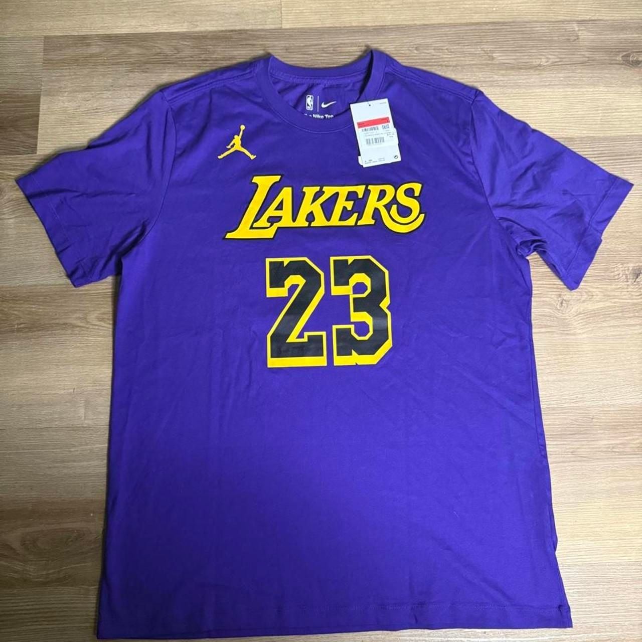 Nike NBA LeBron James LA Lakers T-Shirt Size L New With Tags 2