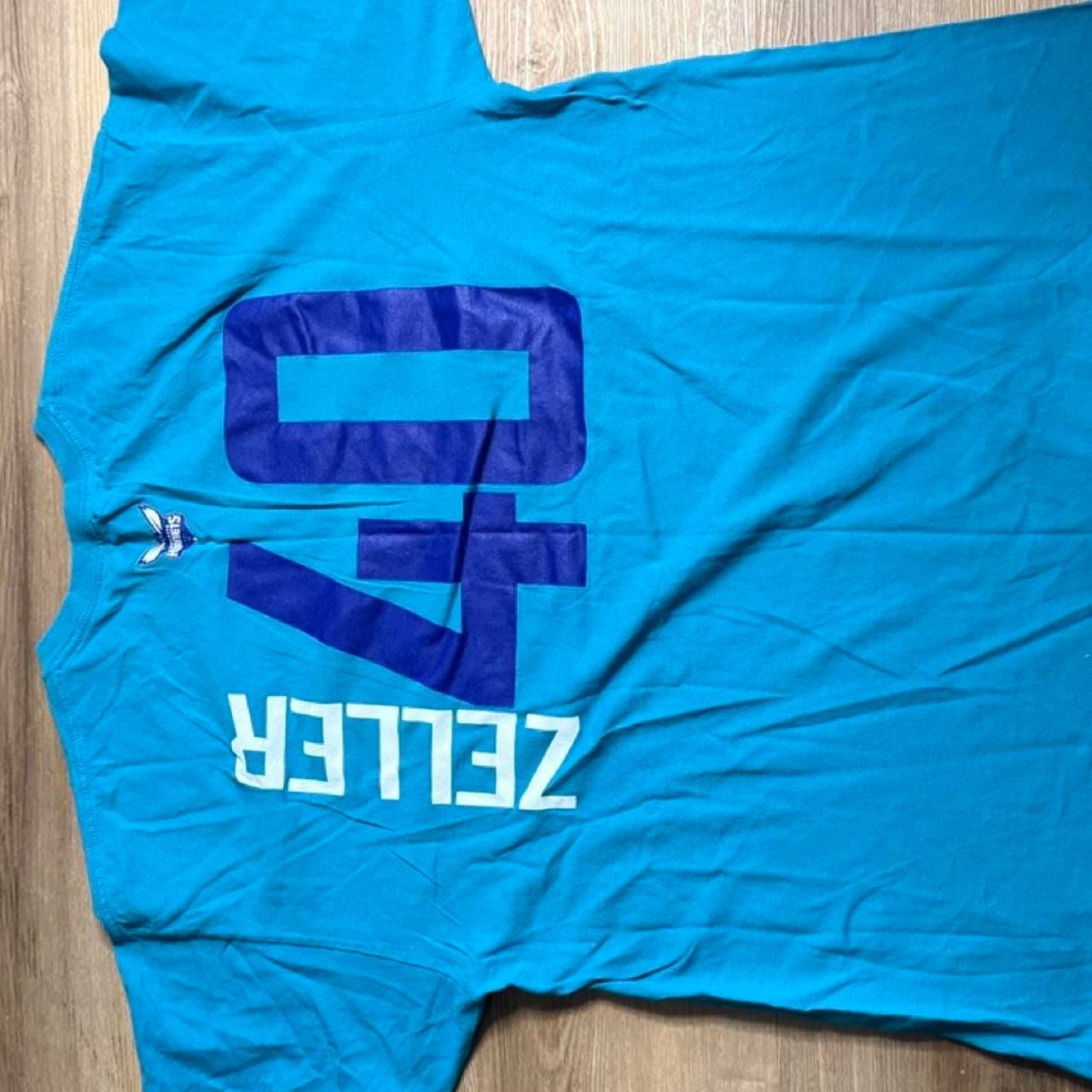 Majestic Charlotte Hornets Zeller 40 T-Shirt Size XL Blue NBA 4