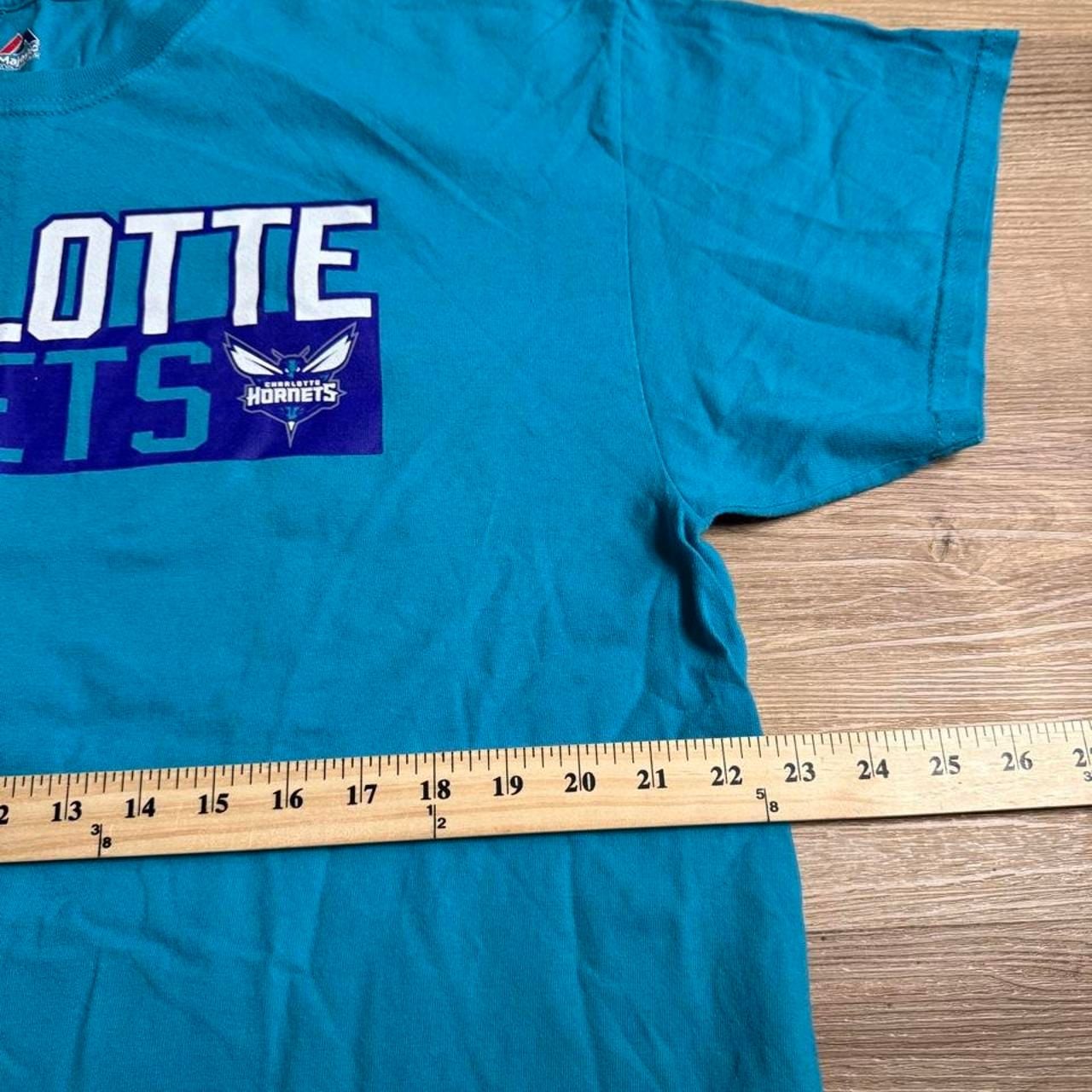 Majestic Charlotte Hornets Zeller 40 T-Shirt Size XL Blue NBA 5