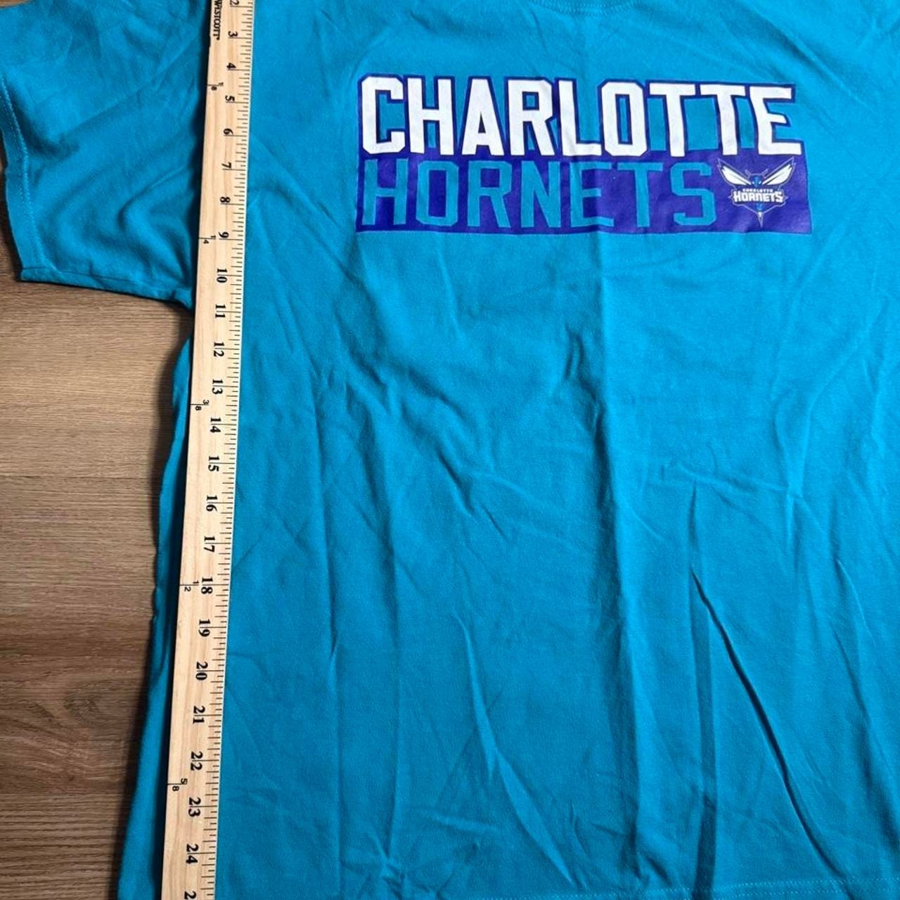 Majestic Charlotte Hornets Zeller 40 T-Shirt Size XL Blue NBA 6