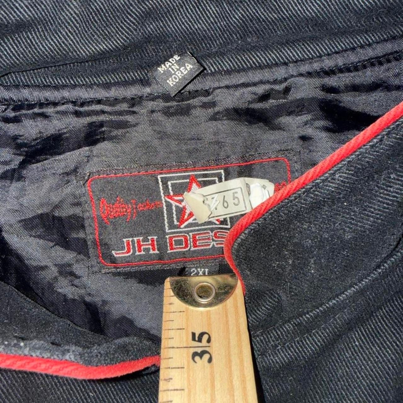 JH Design Dale Earnhardt Racing Jacket Size 2XT Black 4
