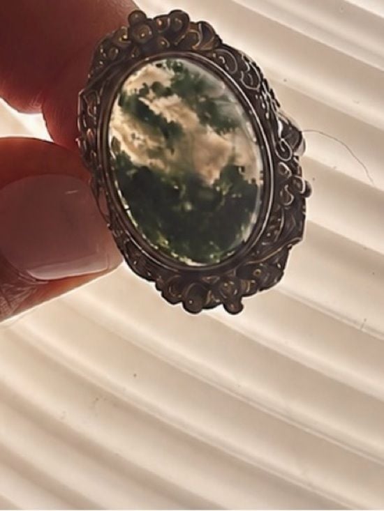Pick 1 - Green Vintage Style Gemstone Oval Ring - Women's Jewelry 3