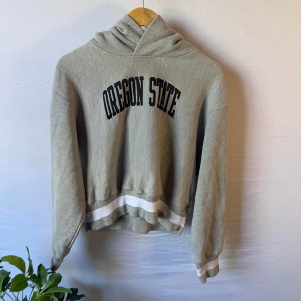 Champion Oregon State Reverse Weave Hoodie Size Medium