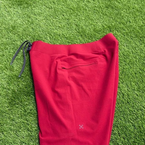 Lululemon Pace Breaker Shorts Size 32 Red Athletic Gym