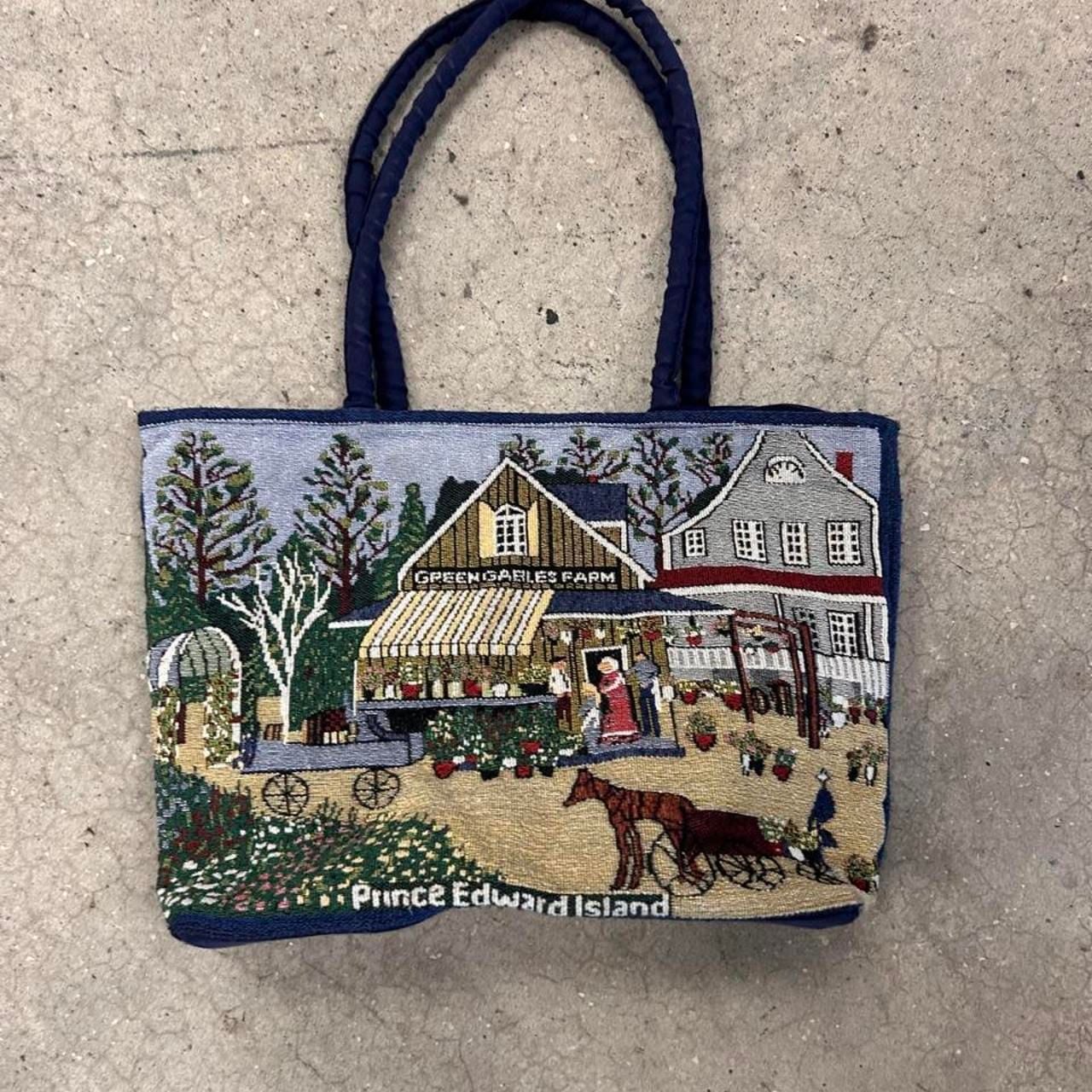 Gajmoti Green Gables Farm Tapestry Tote Bag 5