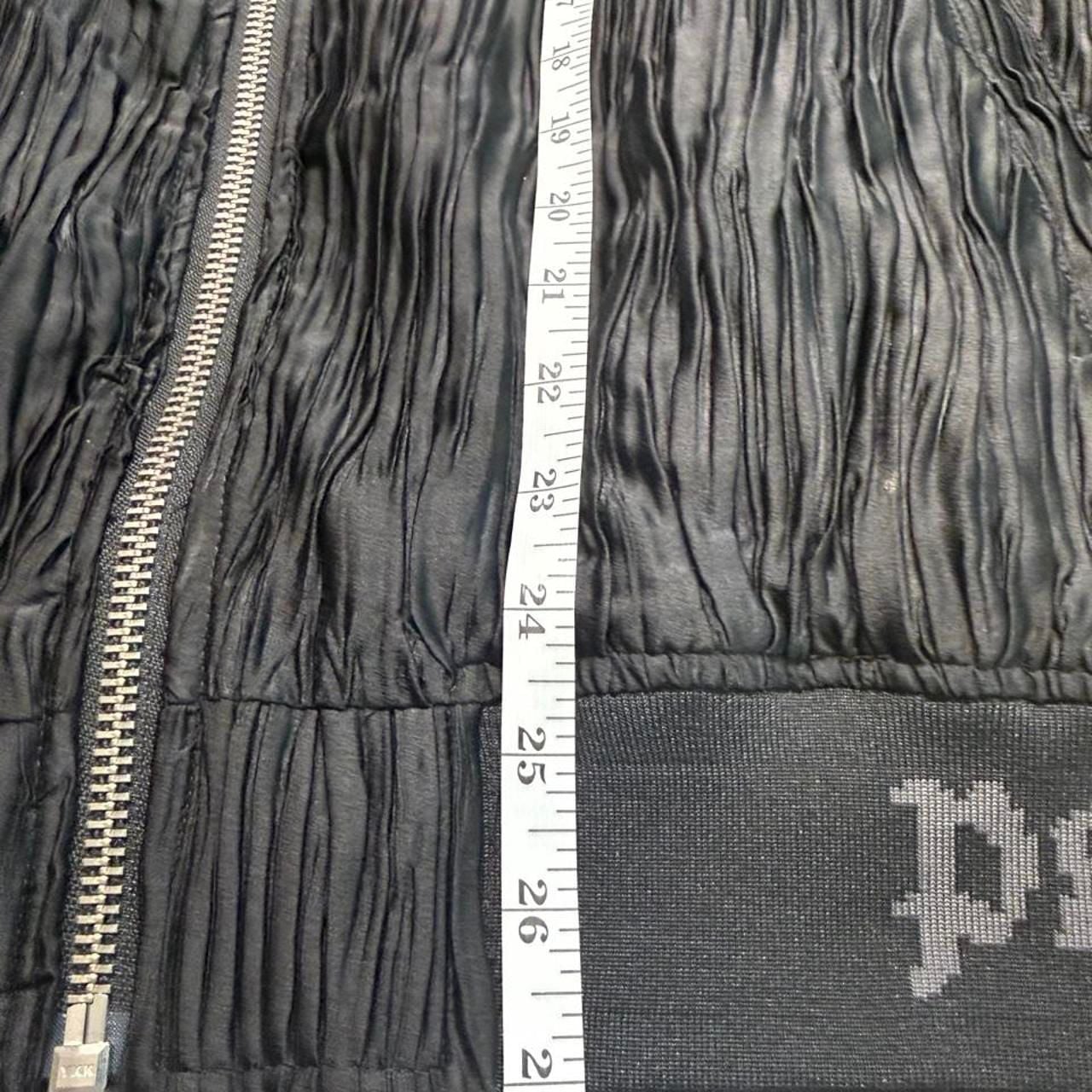 Pleasures Black Pleated Bomber Jacket Size L 5