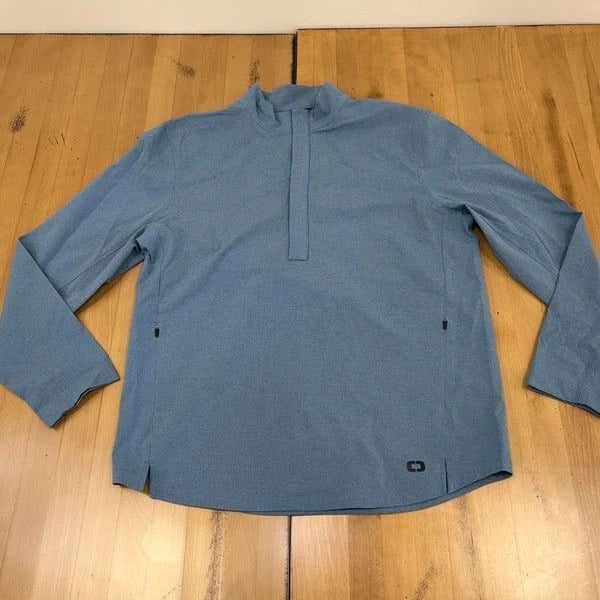 OGIO Dusty Blue Half-Zip Pullover Size L