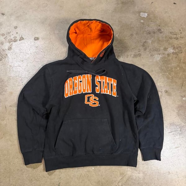 Stadium Athletics Oregon State Beavers Hoodie Size M Black