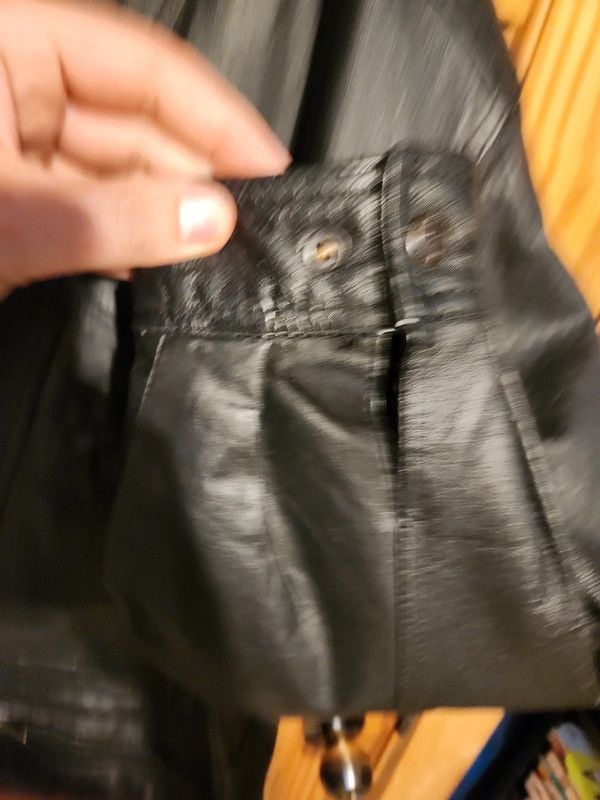 Vintage 90s Phase Two Multi-Pocket Black Genuine Leather Utility Parka Jacket - Men's XL 12
