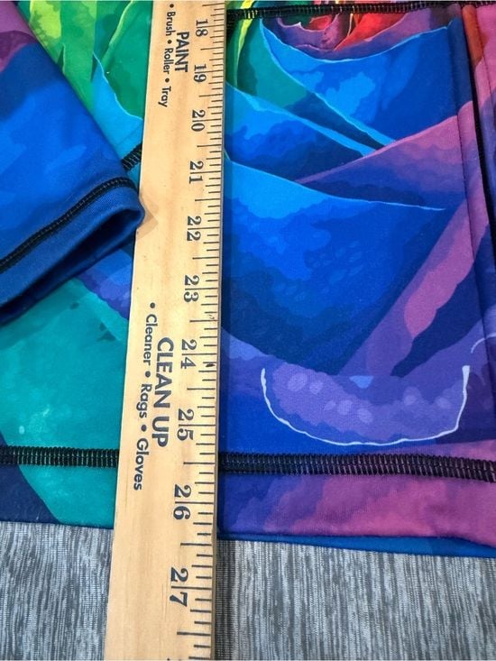 INKnBURN Rainbow Rose Print Zip Hoodie Jacket 4