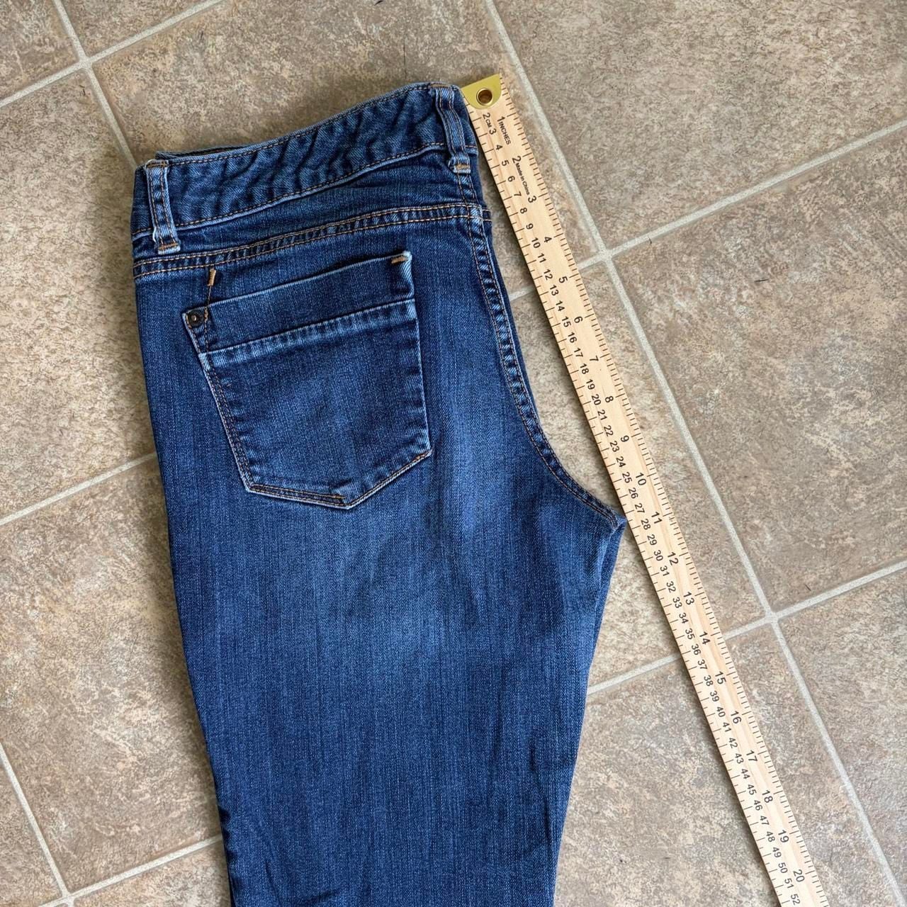 Low Rise Boot Cut Jeans Size 8R Dark Wash Denim 8