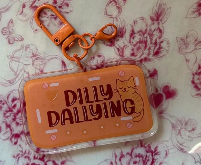 Orange keychain 1