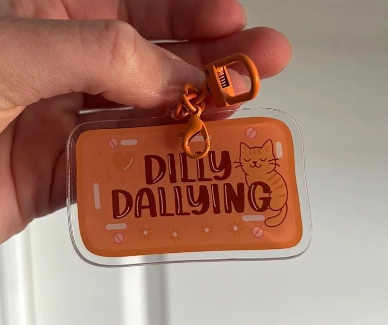 Orange keychain 2