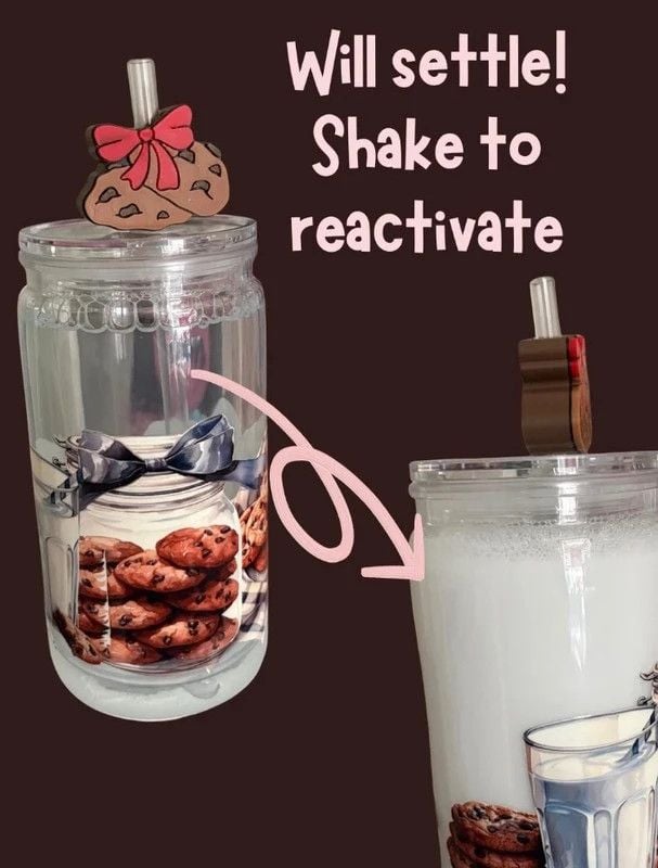 Snow Globe Tumbler with 3D Straw Topper 2