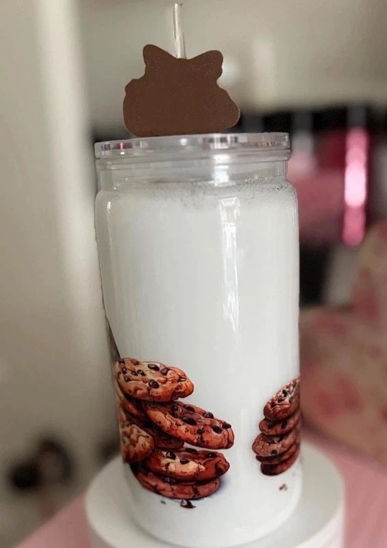 Snow Globe Tumbler with 3D Straw Topper 5