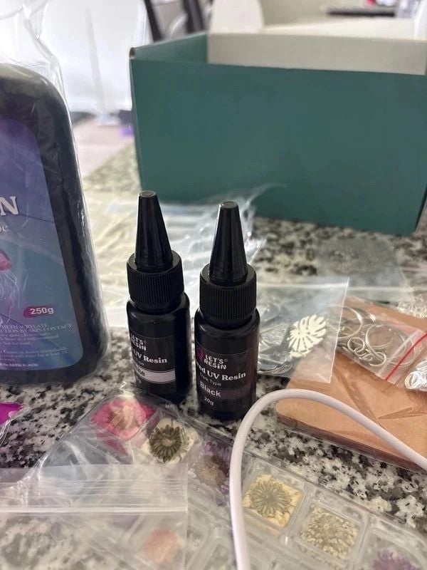 Uv resin jewelry making kit 11