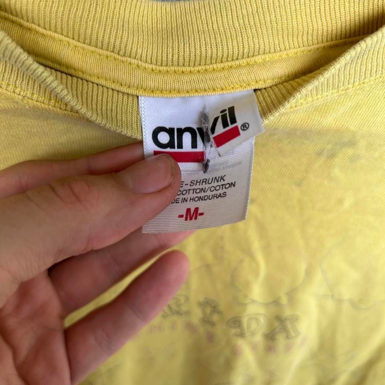 Anvil Florida The Sunshine State T-Shirt Size M Vintage Yellow Graphic 4