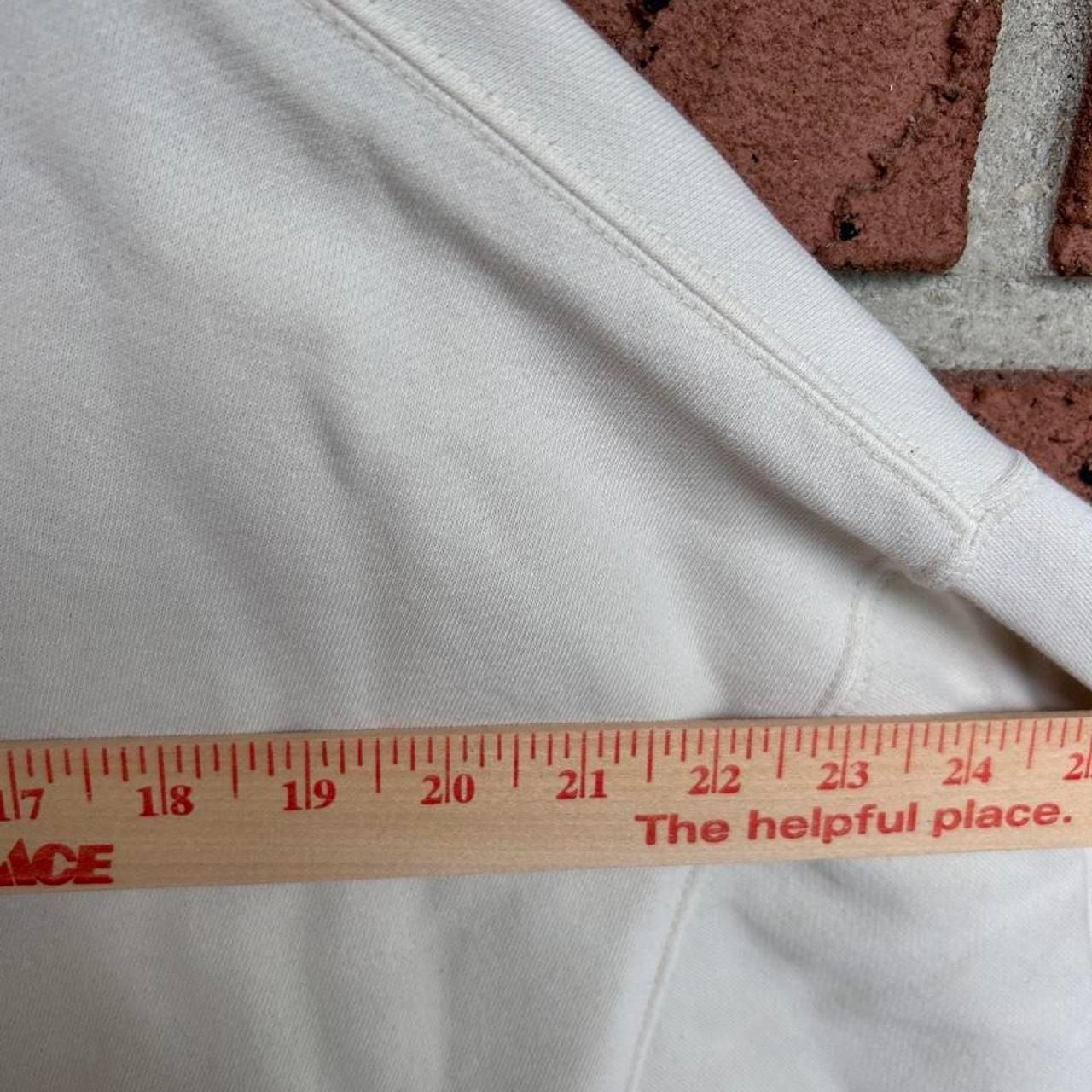 Vintage Gap 1/4 Zip Sweatshirt Size XL Off White Pullover JMK Monogram 8