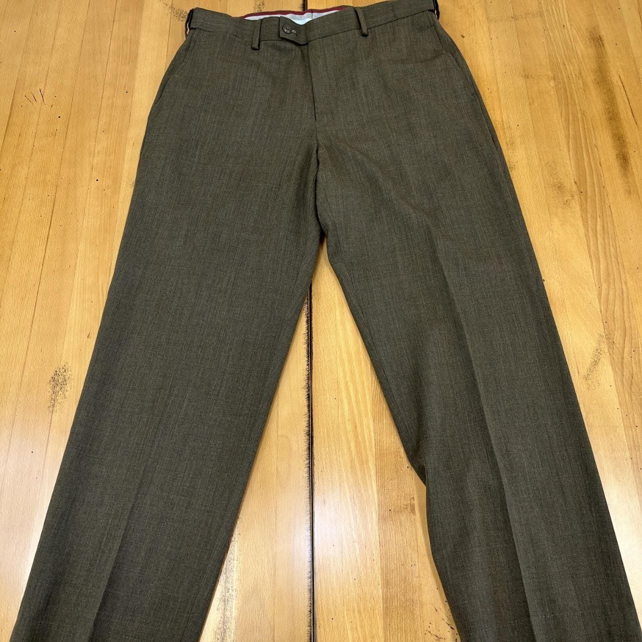 Louis Raphael Dress Pants Brown Hidden Extension 3