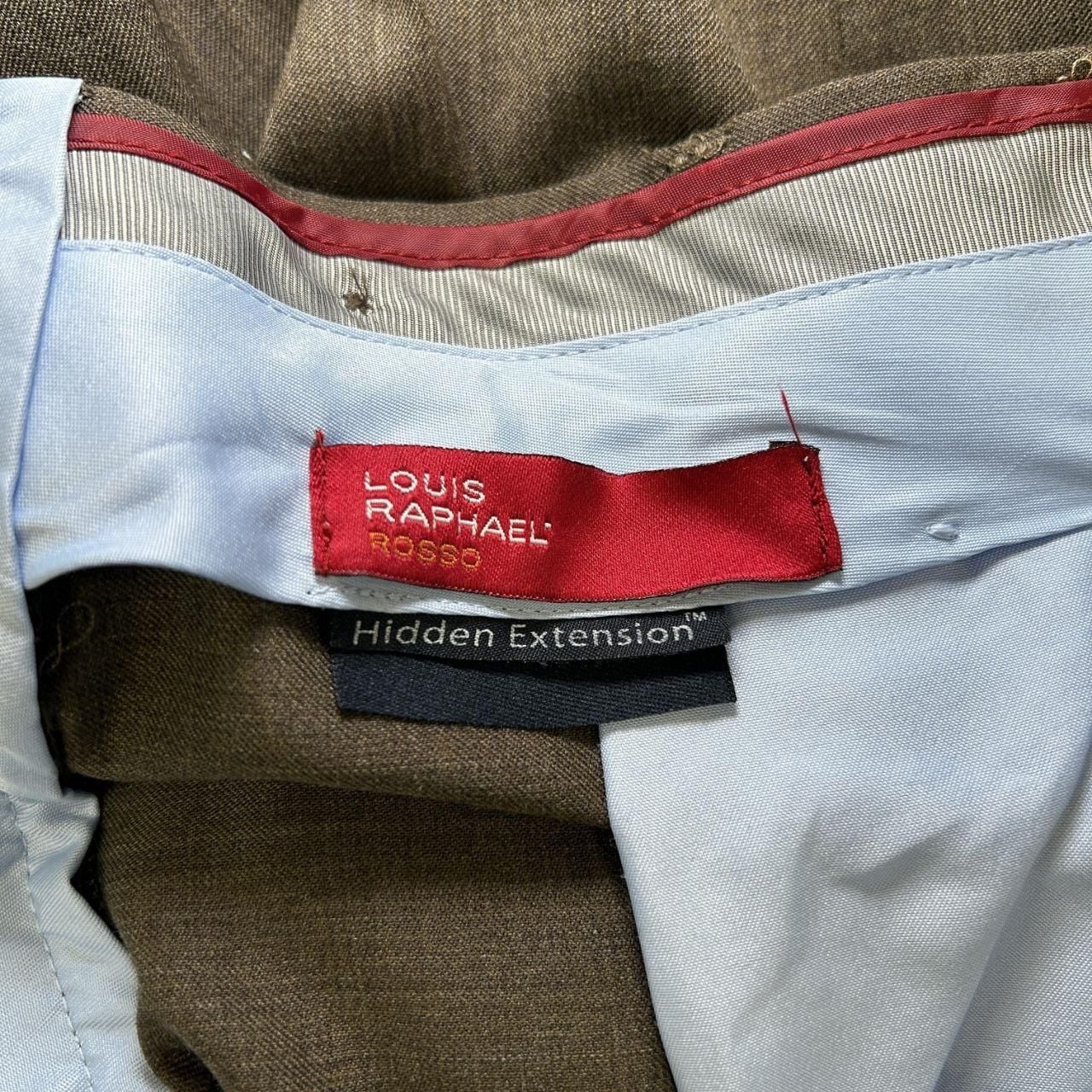 Louis Raphael Dress Pants Brown Hidden Extension 4