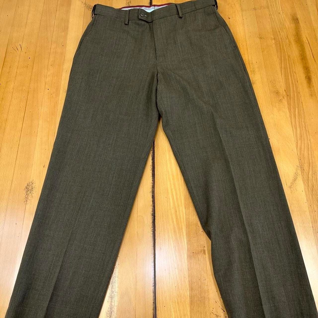 Louis Raphael Rosso Dress Pants Gray Hidden Extension 2