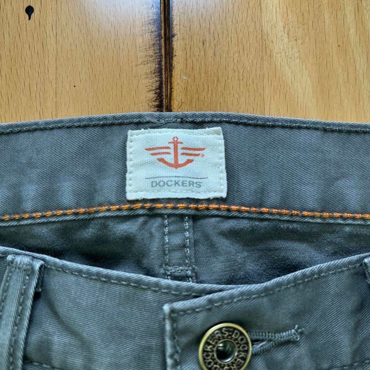 Dockers Straight Fit Pants Gray 3