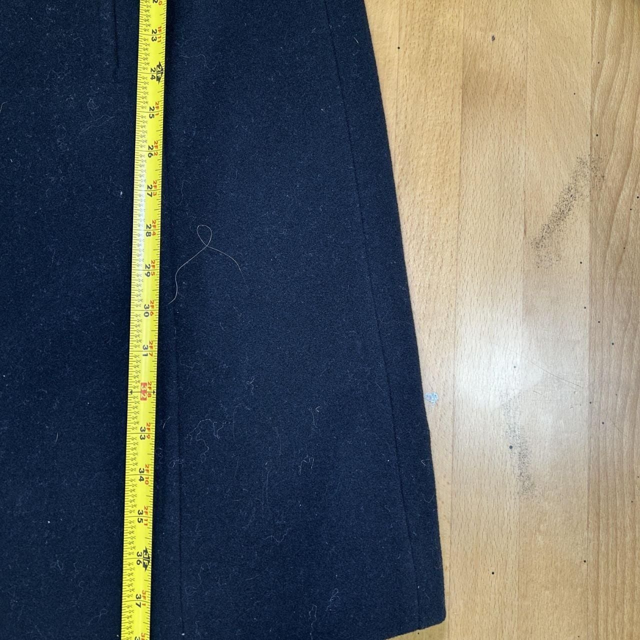 Reaction Kenneth Cole Wool Overcoat Size S Black Winter Coat 5