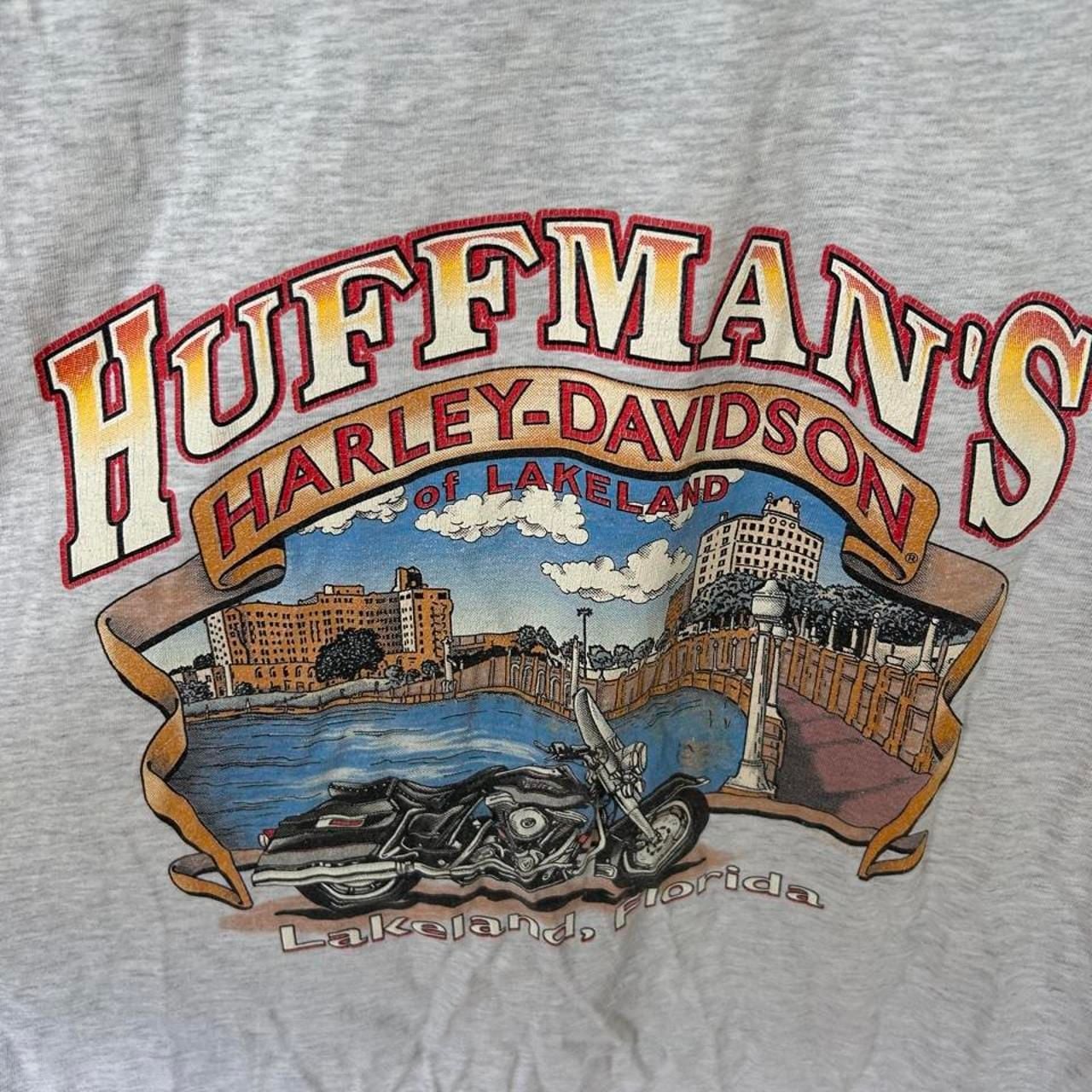 Harley-Davidson Screamin Eagle Sleeveless T-Shirt Gray Vintage 2001 6