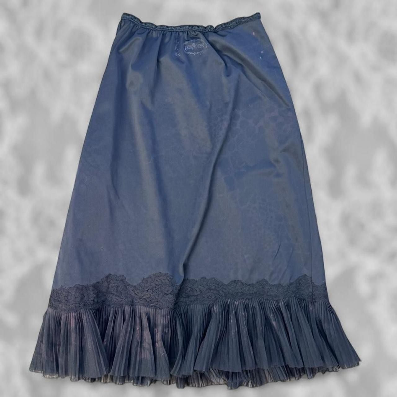 Gunflower Reworked Gothic Slip Skirt S-M Black Pink Sacred Heart Punk 4