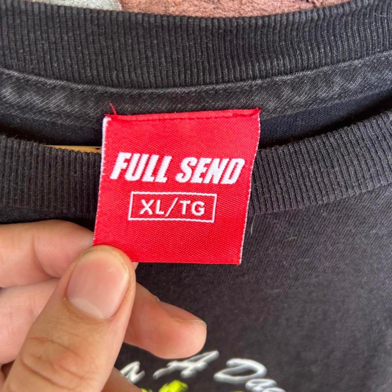 FULL SEND A Rona A Day T-Shirt Size XL Black Corona Virus Funny 4