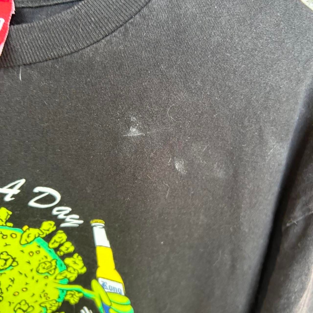 FULL SEND A Rona A Day T-Shirt Size XL Black Corona Virus Funny 5