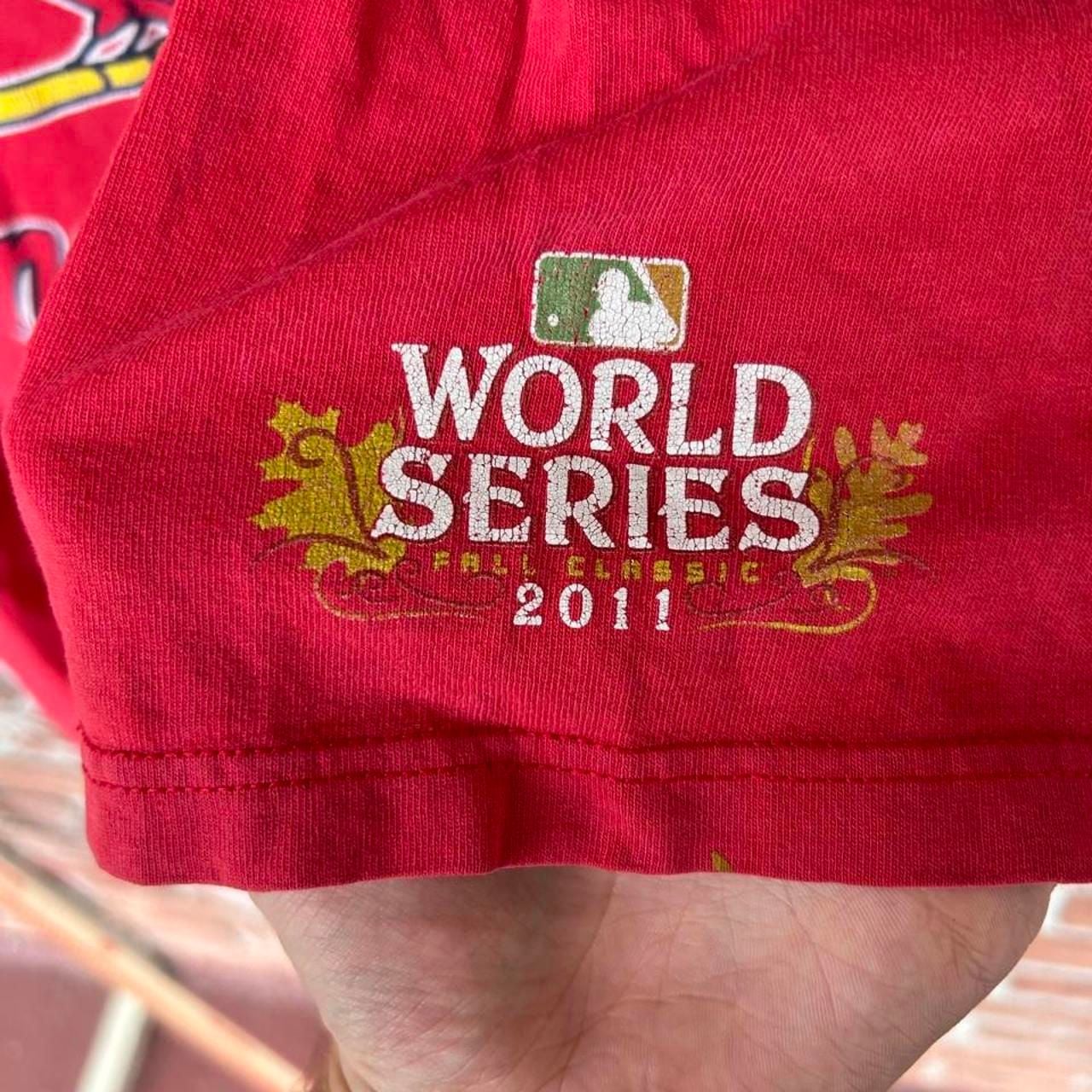 Majestic St. Louis Cardinals 2011 World Series Carpenter 29 XL T-Shirt 5
