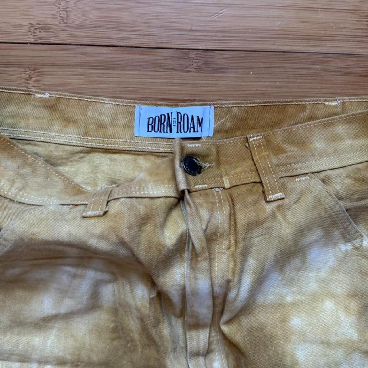 Stan Ray Tie Dye Utility Double Knee Pants Golden Brown 6