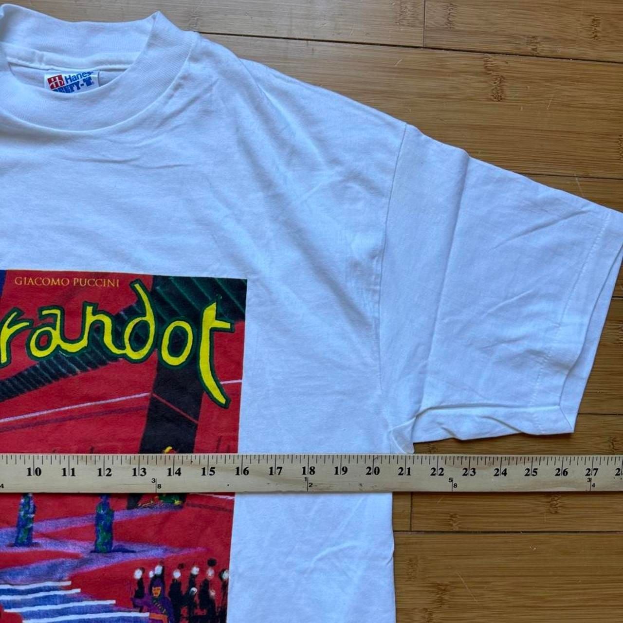 Hanes Vintage 1993 San Francisco Opera Turandot T-Shirt Size Large 7