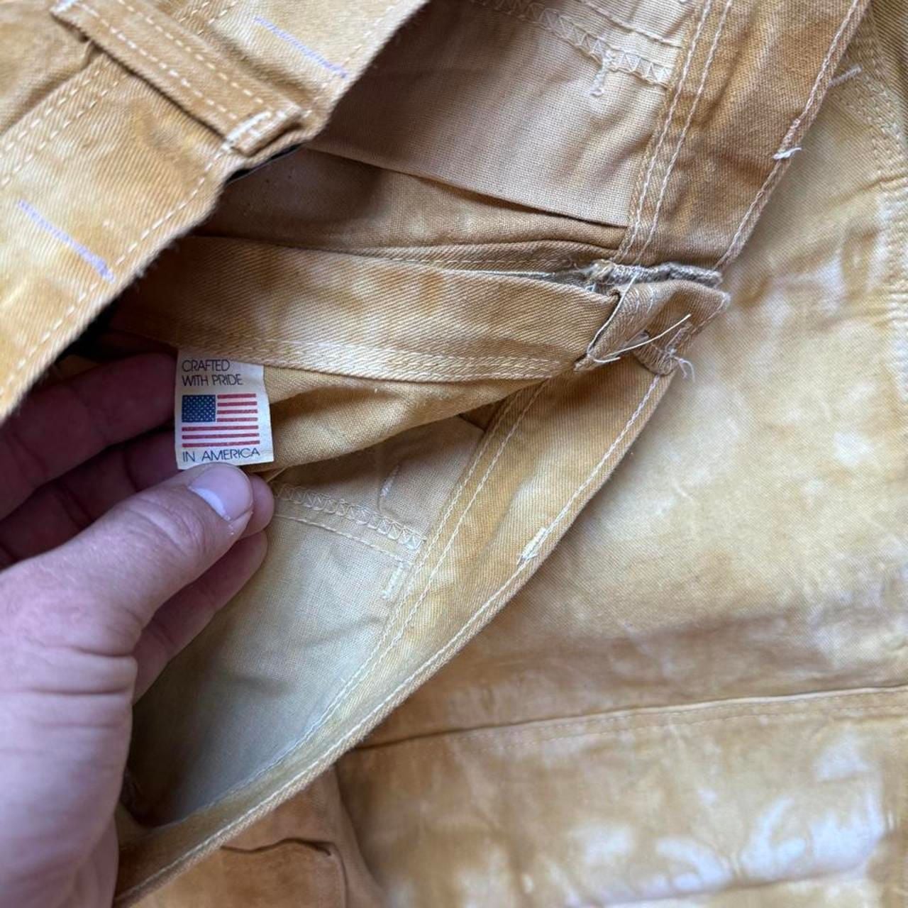 Stan Ray Tie Dye Utility Double Knee Pants Golden Brown 7