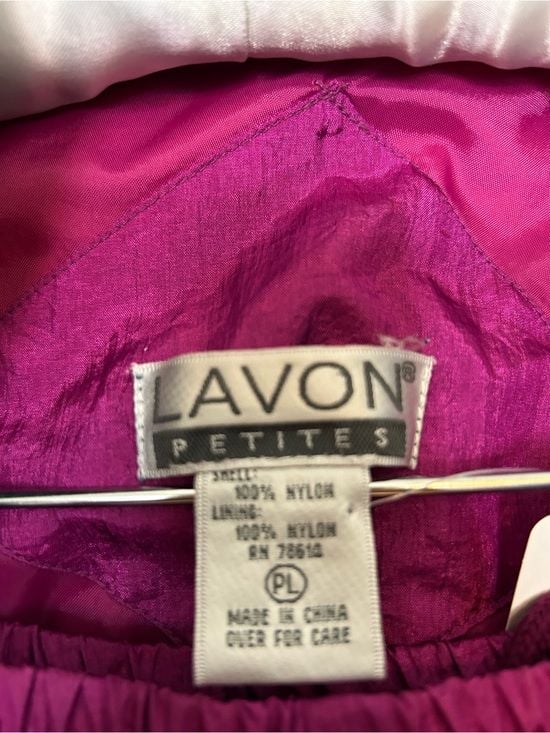 Vintage Women's Magenta & Teal Windbreaker Jacket Set- Petite Large 2