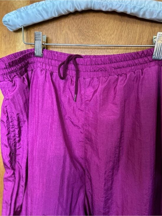 Vintage Women's Magenta & Teal Windbreaker Jacket Set- Petite Large 9