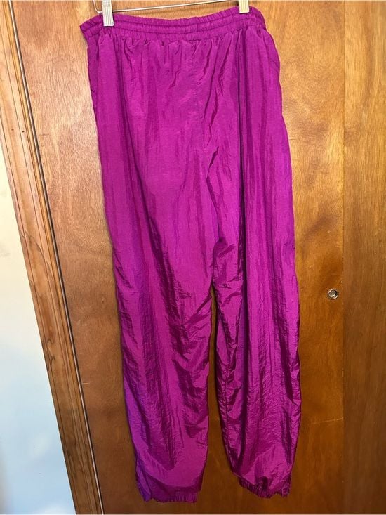 Vintage Women's Magenta & Teal Windbreaker Jacket Set- Petite Large 10